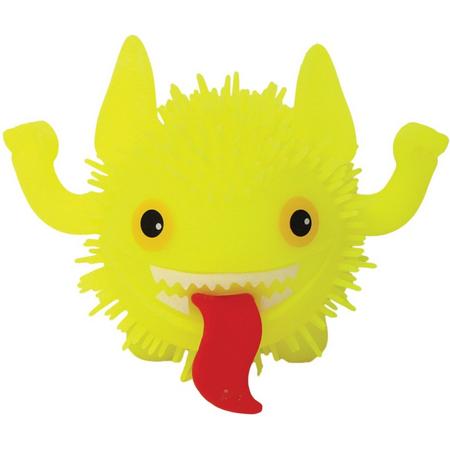 Gerardos Toys Fluffy Monster 11 Cm Geel